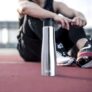 Clazkit Optimus Sporty Stainless Steel Water Bottle 1000ml |ISI Certified| Leakproof, Rust-Free, BPA-Free, Durable for College, Fridge, Sports, Gym, Yoga & Office – Easy to Clean & Reusable