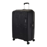 American Tourister Ivy 2.0|Large Size Check-in Spinner Trolley Bag (79 cm)|360° 8 Wheel Travel Luggage|Hard Case Polypropylene (PP) Suitcase|Combination Lock|Black
