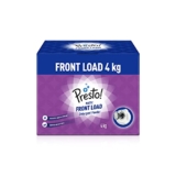 Amazon Brand – Presto! Matic Front Load Detergent Powder – 4 kg ||1kg X 4 packs | Tough on Stains | Safe and Gentle on Fabrics | Refreshing Floral Fragrance |Bleach-free and Phosphate-free