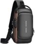 Galox Waterproof Polyester Crossbody Sling Bag, Anti Theft Chest Backpack for Men & Women, College Bag, Shoulder Travel Backpack for Outdoor Work Backpack