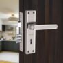 Milton 7 Inch Stainless Steel Two Tone Mortise Lock Set- MSS-New Hockey