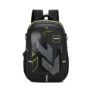 Safari Terra 2 37L Casual Printed Backpack, school bag for boys and girls, college bag, office bag, travel bag for men and women, 3 compartments, Raincover, Bottle holder, Front pocket, Color- Black