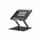 Cosmic Byte LS100 Aluminum Laptop Stand, Support Upto 16″ Laptops, 8 KG Load, Adjustable Height, Heat Dissipation Vents (Black)