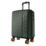 Safari Cabin Insignia 8 Wheels 55cm Size Trolley Bag, TSA Lock, Hard Case Polycarbonate, 360º Wheeling Carry-on Luggage, Travel Bag, Suitcase for Travel, Trolley Bags for Travel, Deep Forrest