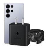 KARWAN 45W Super Fast Charger Adapter with Cable [2Yrs Warranty] Compatible with Samsung Galaxy S/A/M/F/Z Series,S26/S25/S24/S23/S22/S21/Fe/Plus/Edge/Ultra/Flip/Fold & More,USB-C BIS Certified Charger