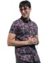 KETCH Mens Half Sleeve Slim Fit Shirt (KHSH001337_Grey_S)