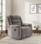 Nilkamal Sierra Velvet Fabric Manual Recliner | 1 Seater Sofa | Single Sofa Recliner | 1 Seater Chair Sofa | 1 Year Warranty | Brown