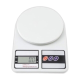 Toy O’Fun Digital Kitchen Weighing Scale 10kg High Precision Food Scale with LCD, Tare Function & Auto-Off — Ideal for Baking, Cooking & Portion Control (Batteries Not Included) (White-4)