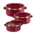Lifelong Ceramic Bowls | 200ml | Set of 2 | Ideal for Pasta, Soup, Salad, Ramen, Snacks | Stylish Serving Bowls for Kitchen & Dining | Perfect for Breakfast, Curry, Noodles, Cereal (LLCRMBL01CN, Blue)