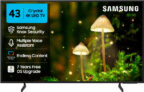 Samsung Crystal 4K Infinity Vision 108 cm (43 inch) Ultra HD (4K) LED Smart Tizen TV with 4K Upscaling | HDR 10+ | Voice Assistance Remote Control | PurColor | Slim Look | Samsung Knox Security | 100+ Free Channels | Universal Gestures(UA43UE84AFULXL)