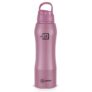 Go24 pexpo Belly ISI Certified Stainless Steel Water Bottle – 750ml, with Straw Lid Sipper Cap | Single Wall Fridge Bottle | For Home, Office, Gym, School, Yoga & Trek – Rosy Brown
