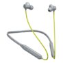 Kratos N4 Grey with Green Bluetooth Neckband with 52H Playtime, Deep Bass, Stereo Sound, HD Calls, Magnetic Earbuds, Type-C Fast Charging, Rich Audio, Hollow Switch for Comfort & Style