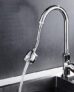 Styxon Sink Faucet Sprayer Attachment 360 Rotatable Kitchen Tap Extender Head Replacement Anti-Splash Faucet Nozzle Head with Hose and Universal Connector, 2 Mode, 19 X 4.9 X 2.2 CM, Silver