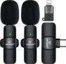 WRADER K9 Wireless Collar Mic with Noise Cancellation for Vlogging & Video Recording Microphone