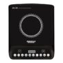 Maharaja Whiteline Marvello 13DX 1300W Smart Induction Cooktop| 7 Preset Indian Menus | Automatic Voltage Regulator | Pan Sensor Technology | Safe, Fast & Energy Efficient | Easy Clean Surface, Black