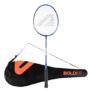 Boldfit Badminton Rackets for Beginners, Adults Aluminium Shuttle Bat with Full Cover Bag Badminton Racket for Practice & Match Lightweight Badminton Racquet with Grip Handle Shuttle Racket – Blue