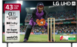 LG AI TV UA7380 108 cm (43 inch) Ultra HD (4K) LED Smart WebOS TV 2025 Edition with Alpha7 AI Processor 4K Gen8 | 4K Super Upscaling| 4K Expression Enhancer | NEW AI Magic Remote Compatible | AI Search with MS Copilot | AI Sound Pro (9.1.2 ch) | LG Shield | Chromecast Built-in(43UA73806LA)