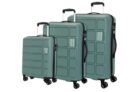 Kamiliant by American Tourister 3 Pc Harrier Edge 8W Set 56 Cm, 68 Cm & 78 Cm – Small, Medium & Large Polypropylene(PP) Hardside 8 Wheels Spinner Luggage Set/Trolley Bag Set (Slate Grey)