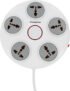 Crompton Power C 5  Socket Extension Boards(White, Grey, 2 m)