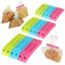 SHITHI Food Bag Sealing Clips – Airtight & Reusable Snack Clips for Freshness | Durable Kitchen Storage for Plastic Pouches, Food Packets & Snacks | Multipurpose Seal Clips Set of 18 (3 Sizes)