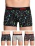 Genx Jazz Printed Trunk – Elegant, Trendy&Comfortable, 100% Combed Cotton Men’s Underwear(Pack of 4)(Colors&Print May Vary)-85cm Assorted