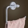 Pathavi Stainless Steel Towel Holder for Bathroom | Wash Basin | Towel Hanger | Napkin Holder for Wash Basin | Towel Ring| Bathroom Accessories (C-Shape, Chrome Finish, Pack of 2)