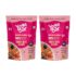 Urbane Home Pack of 5 Bathroom Bucket | 18 Liter With Lid & Handle | Plastic for Daily Use | Water Storage | Cream