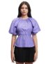 Tokyo Talkies Women’s Kimono Sleeve Cinched Waist Top | Back Cut-Out | Elegant & Trendy | Perfect for Casual & Semi-Formal Outings | Tops for Woman | Women Tops | Stylish Top