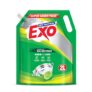 Exo Dishwash Liquid Refill Pack | Neem & Lime | Tough Grease Removal for Utensils | Anti-Bacterial Dishwashing Liquid | Bio-Enzyme Liquid Dishwash | No Residue Cleaning – 2L