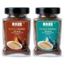 Rage Coffee Silk Blend Instant Coffee | Belgian Chocolate & Creamy Hazelnut Silk Blend Flavoured Coffee 60 GMs Each | Premium, Bold & Smooth | Pack of 2