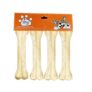 More Bite Pressed Dog Chew Bones for All Life Stages, Chicken Flavor, 5 inches – Pack of 4 Bones