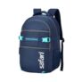 Safari Surge 30L Laptop Backpack Bag for Men & Women, School Bag for Boys & Girls, Ideal for Office/School/College, 2 Compartment Backpack with Rain Cover, Bottle Holder, & Organizer, Color Blue