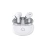 EKKO Earbeats T05 Bluetooth Truly Wireless in Ear Earbuds with ENC Call Noise Cancellation,25H Playtime,10MM Driver, Twin Connect, Massive Bass, Water Resistance, Siri & Google Assistant (White)