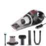 Sulfar Car Cartridge Vacuum Cleaner, Portable, Handheld,12V Dc /110W, 4.5Kpa Power Socket, 14.7Ft Long Cord (Black) Stainless Steel Filter