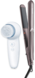 Beurer Facial Brush Free with HS 15 Hair Straightener(Brown)