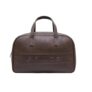 Police Men’s Brown Vegan Leather 40 L Duffle Bag | Premium Travel & Gym Bag | Top Handle Carry | Spacious & Durable Design (Dark Brown)