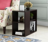 FireBees Bed Side Table for Bed Room & Living Room | Bedside Table | Wooden Side Table for Home Decor | Corner Table for Room | Coffee Table | Compact Wooden Organizer Stand (1, Side Table)