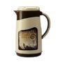 Milton Viva Tuff 1000 Water Jug, PU Insulated Inner Stainless Steel Hot & Cold Jug, BPA Free, Leak Proof, 1 Litre, Brown, Ideal for Tea, Coffee, Water, Hot Beverages