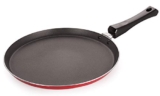 Nirlon Gas Stove Compatible Aluminum Non Stick Flat Tawa/Gridle 27cm with Bakelite Handle[26mm Classic_Flat Tawa12]