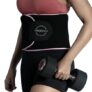 TRESSCA Sweat Belt, Perfect for Jogging, Back Support for Both Men and Women, Pink