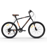 Jyva 26T 7 Speed Carbon Steel Mountain Bike, Multicolor, 18 Inch Frame – Ideal for Unisex Youth