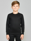 LUX COTT’S WOOL Top For Boys(Black, Pack of 1)