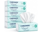 Careswipe 2 Ply Facial Tissue Box 100 Pulls Each Box (200 Sheets) Pack Of 6-600 Pulls Ultra Soft, Highly Absorbent & Skin Friendly Face Tissue Daily Use Tissue Paper for Home & Travel (1200 sheets)