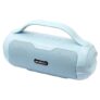 ZEBRONICS Sound Feast 40 Portable Bluetooth Speaker, 8 Watts, Dual 5.2cm Drivers, Passive Radiator, Upto 10 Hours Playback, BTv5.3 | USB | mSD |TWS, Call Function, Deep Bass (Sky Blue)