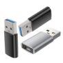 C & E- |3 Pack| USB to USB C Adapter,USB 3.0 Type C Female to USB Male OTG Adapter- Compatible with All iOS Devices