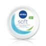 NIVEA Soft Moisturizing Cream, Lightweight Non-Sticky Daily Moisturizer with 72Hr Hydration, Vitamin E & Jojoba Oil | Hydrating Face, Body & Hand Cream for Dry to Normal Skin | Soft Glowing Skin – 300ml