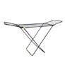 BonKaso Foldable Cloth Drying Stand for Drying Clothes, 3-Way Folding with 20 Drying Rails, Lightweight Alloy Steel, Flat Folding Design | Indoor & Outdoor Clothes Dryer Yellow