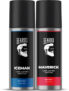 BEARDO Long Lasting Deo Sprays Combo for Men | Iceman 150ml & Maverick 150ml Deodorant Spray  –  For Men(150 ml, Pack of 2)