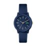 Lacoste Lacoste 12.12 Ladies Qtz Basic Blue Round Dial Women’s Watch|Blue Silicone Material|Multi Color Band – 2001271
