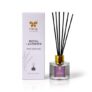IRIS Aroma Reed Diffuser – 100ml | Elegant Home Fragrance with 6 Fiber Reeds, Glass Round Bottle with Gold Cap | Aroma Diffuser for Cozy Décor & Gifting (Royal Lavender)